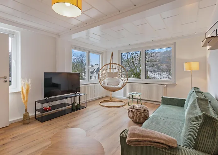 Apartamento Gipfelstürmer Winterberg-niedersfeld Mit Infrarotsauna, Yoga, Netflix, Wlan Winterberg